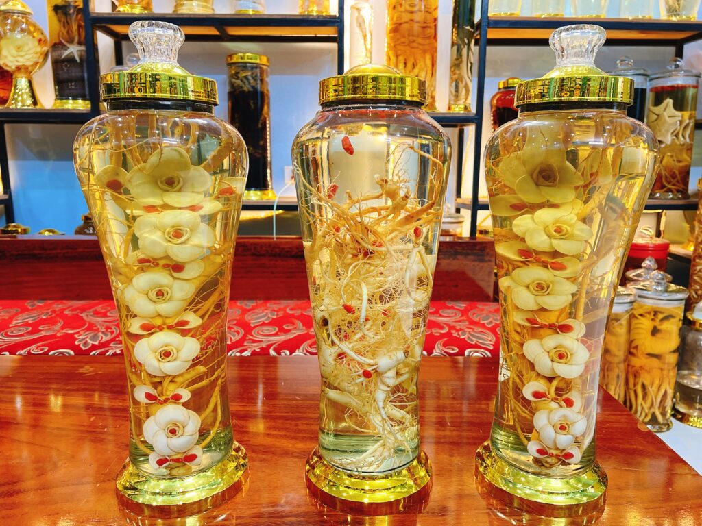 ruou ngam sam han quoc